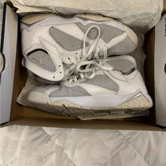Air Jordan 7 Retro 23 White/Metallic Silver Men’s Size 9 - Picture 12 of 15